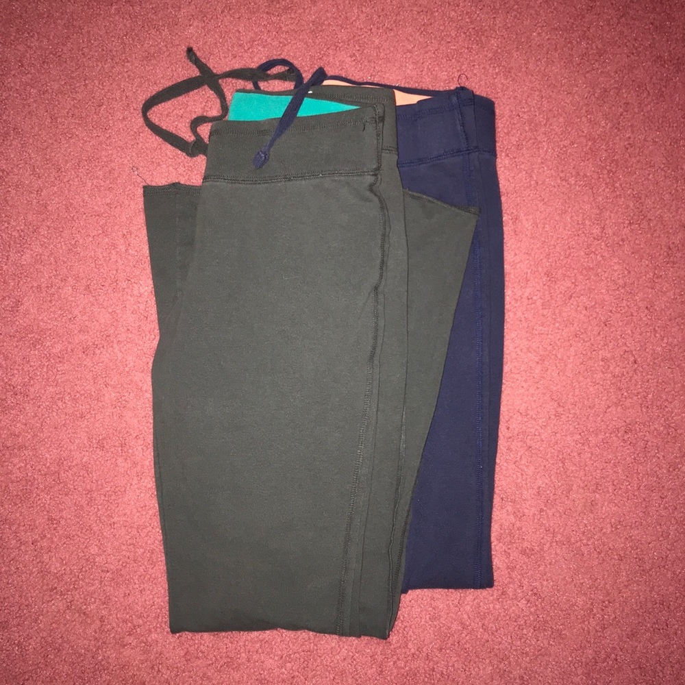 SO Women's Olive Green and Navy Track Pants Joggers